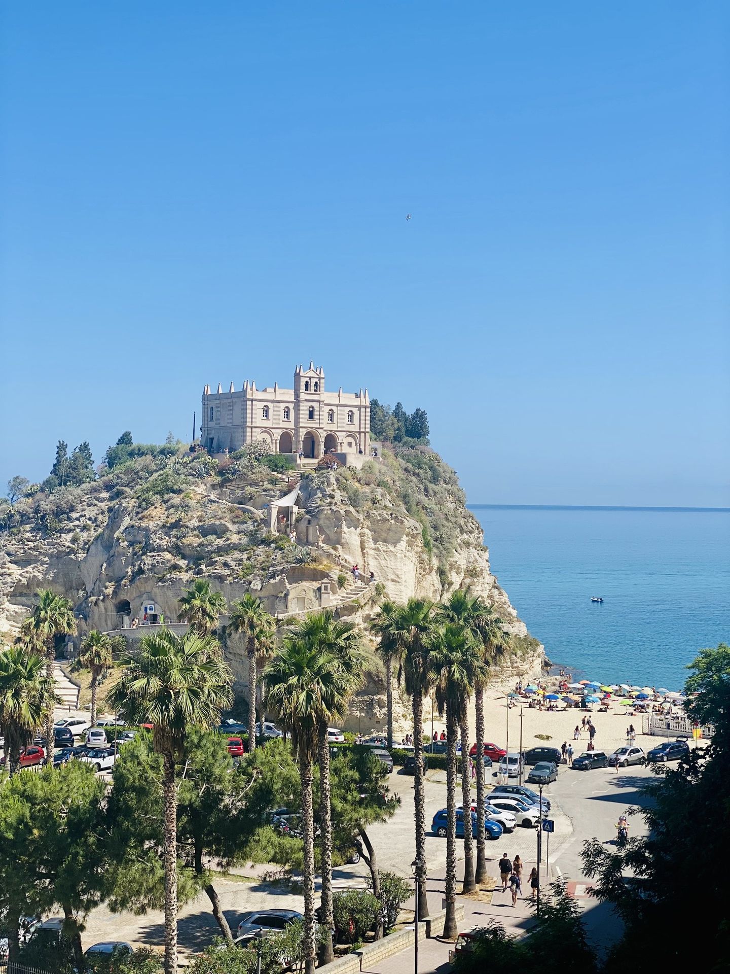 A clifftop church on the southern coast